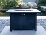 44" W x 25" H Outdoor Patio Propane Gas Fire Pit Table - 50,000 BTU High-temperature-resistant W2691P232455