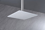 High Pressure Rain Shower Head, Ultra-Thin Showerhead 304 Stainless Steel Waterfall Shower with W928123459