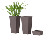Set of 2 Plastic Flower Pots 29700264