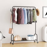 ZNTS Floor-Standing Metal Coat Rack, Clothing Coat Rack With Bottom Rack, Hanger For Hanging Clothes And 59330454