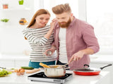 3500W Electric Single Burner Cooktop 110V - Rapid Heating Hot Plate with 4 Preset Modes 11568545