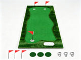 Real Roll Golf Putting Mat 10ft x 3.5ft, Non-Slip Indoor Outdoor Practice Green Turf with Hole Cups 13583183