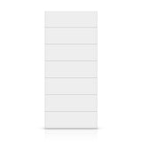 44 in. x 96 in. Hollow Core White Painted Composite MDF Interior Door Slab B2763P615346