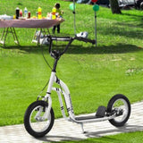 12-inch children's scooter with adjustable height. - White 29636056