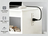 Folding Sewing Table Charging Station & Beginner Mini Sewing Machine Set, Mobile Craft Desk 50636241