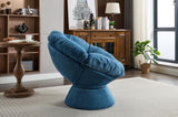 Oversized Swivel Accent Chair, 360 Swivel Barrel Chair, Papasan Chair for Living Room Bedroom W1752P172298