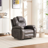 ZNTS Power Lift Recliner Chair with Massage for Elderly, Overstuffed Wide Recliners, Heavy Duty and W1622P196284