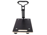 Heavy Duty Wooden Rectangle Moving Dolly with Ergonomic Handle, 440 LBS Load Capacity 3 Inch PP 49214615