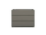 Alice-30F-102,Floor cabinet WITHOUT basin, Gray color, With three drawers, Pre-assembled W1865107751