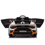 ZNTS Lamborghini Huracan Sto 24V Kids Electric Ride-On Drift Car: Speeds 1.86-5.59 MPH, Ages 3-8, Foam W1396P155007