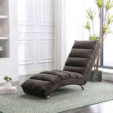 COOLMORE Linen Massage Chaise Lounge Indoor with Remote Control,Ergonomic Electric Massage Long W39539626