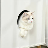 ZNTS 23.5" Wooden Cat Litter Box White End Table 16998674