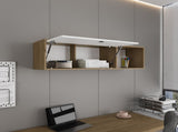 Sahara 47" Wide One - Door Wall Cabinet with Three Shelves and Pull up door for Home Office, Living B200P287122