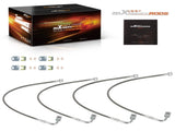 Stainless Steel Extended Brake Lines Fit fit for Jeep Wrangler 2WD/4WD 2007-2017 13338697