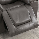 360&degSwivel and Rocking Home Theater Recliner Manual Recliner Chair with Wide Armrest for Living WF323618AAE