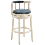Bar Stools Seat Height 29.5'' Leather Wooden Bar Stools W2195P170924