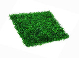 Artificial Panel 6-Pack, UV-Protected 20" x 20" Faux Hedge Wall Tiles, 4 cm Thick Green Grass 28115136