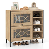 Entry shoe cabinet with adjustable shelf 19247801