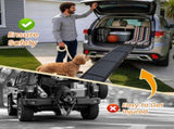 Folding Dog Ramp for Cars, 71" Long & 17.3" Wide Portable Dog Ramps for Large Dogs with Non-Slip Rug W1364P439549