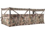 360&deg Panoramic Hunting Blind - 4 One-Way See-Through Panels, Modular Setup with Dog Doors 34211686
