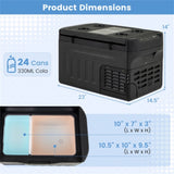 12 Volt Car Refrigerator w/ -468 Adjustable Range Divider for Camping 68032263