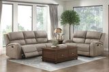Luxurious Style Double Reclining Loveseat 1pc Brown Plush Comfortable Living Room Furniture B011P144391