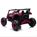 ZNTS 12V Ride On Car with Remote Control,UTV ride on for kid,3-Point Safety Harness, Music Player W1396P146845