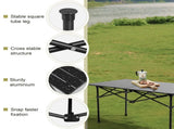 Portable Folding Camping Table, Ultralight Collapsible Table Outdoor Camp Table for Travel Hiking 71505381