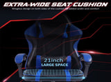 Video Game Chairs for Adults, PU Leather Gaming Chair with Footrest, 360&degSwivel Adjustable Lumbar 91466182