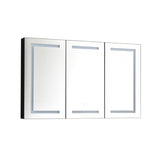 ZNTS LED Mirror Medicine Cabinet with Lights, Dimmer, Defogger, Clock, Temp Display W1272113721