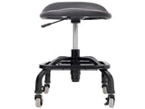 Rolling Padded Shop Seat with Wheels, Adjustable Height Mechanic Stool for Garage, Workshop, Home W465P327703