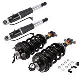 2Pcs Front Suspension Strut and Coil Spring Assembly and 2Pcs Rear Air Shock Absorber for Cadillac 82624302