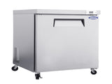 Orikool 29 IN Commercial Refrigerators, Undercounter Refrigerators 8 Cu.Ft with Smooth Casters, 1 W2095126115