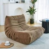 ZNTS Floor sofa Bean Bag Chair for Adults Fireside Bean Bag Lounger Memory Foam Chair for Home, office, W2733P206002