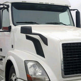 2Pcs Black Hood Mirrors Assembly Fit for Volvo VNL 2000-2015, Pair of Heavy Truck Mirror with W1155P332716