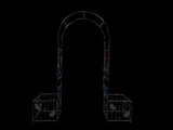 Metal Garden Arch Garden Arbor Trellis Climbing Plants Support Arch Outdoor Arch Wedding Arch Party 36360997