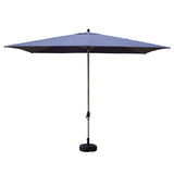 Rectangle Patio Umbrella with Crank Lift , Navy Blue W1859P353557