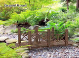 4.7ft Garden Bridge Arc Wood Footbridge Decorative Pond Bridge 10742969