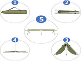 Portable Folding Camping Cot with Carrying Bag Army 77163237