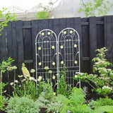 4 Pack Metal Garden Trellis 71" x 19.7" Rustproof Trellis for Climbing Plants Outdoor Flower Support W1586135958