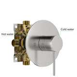 Shower Faucet Set,,Shower System with 10-Inch Rainfall Shower Head and Shower Valve, Brushed Nickel W1243136668