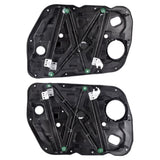 2pcs Front Window Regulators Left & Right Side w/o Motor Fit for Hyundai Sonata 2.0L 2016-2019 10984593