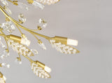 15-Light Chandelier Crystal Ceiling Lamp, 15-Lights Modern Farmhouse Ceiling Ceiling Hanging Light W5008P466522
