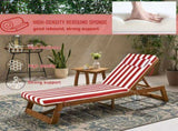 Outdoor Chaise Lounge Cushion, 80 in. x 26 in. x 3 in. Waterproof Fade-Resistant Patio Chair Pad for 58720707
