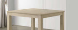 Beautiful Cream Color Counter Height 1Pc Dining Pub Height Square Table Dining Room Wooden Furniture B011P232907