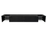 70.8 Inch Black TV Stand with RGB 16-Color LED Lights and USB Port - 2 Drawers Media Console, UV 02338459