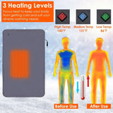 Electric Heated Throw Full Body Heated Shawl Indoor Outdoor Heated Blanket with 3 Heating Levels 95368001