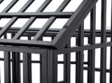 Heavy Duty Dog Cage pet Crate with Roof & window on roof W206115370