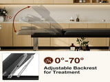 Professional Stationary Massage Table Height Adjustable, 550lbs Heavy Duty Wide Exam Bed for 78974989