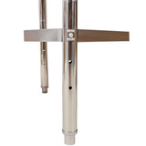 Stainless Steel Prep Table, 30 x 24x 35-1/2 Inch, 440lbs Load Capacity Heavy Duty Metal Worktable W465P237805